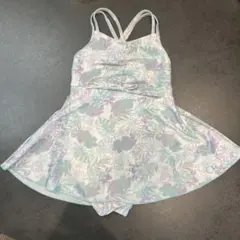 OP 花柄ワンピース水着 120cm