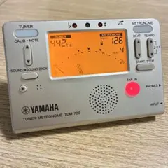 【動作確認済み】　YAMAHA チューナーメトロノーム TDM-700 ゴールド