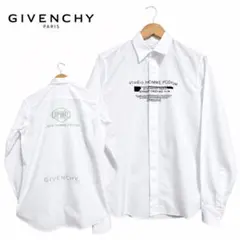 【美品】定価9万GIVENCHY フロント、バックロゴ シャツ S 国内正規のサムネイル