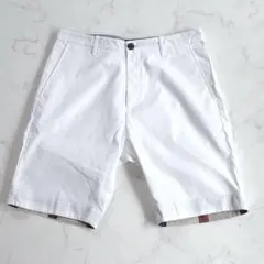 美品✨ブラックレーベル クレストブリッジ ショートパンツ ホワイト チェック Mのサムネイル