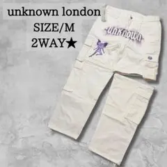 【美品タグ付き】Unknown London カーゴパンツ Y2K 短パンのサムネイル