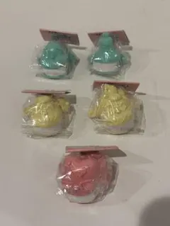再下げ レトロ 三菱鉛筆 かみつきばあちゃんイレバァ5消しゴム 5種