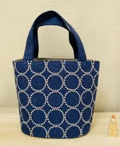 ミナペルホネン タンバリン ハンドメイドトートバッグ