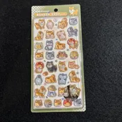 正規品　柴犬　和柄　ボンボンドロップシール