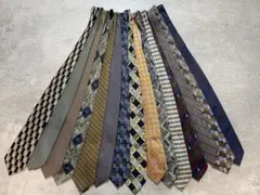 【美品】おしゃれネクタイ　15本セット　ブランド品あり