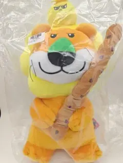 たべっ子どうぶつ アスパラガスで戦う らいおんくん BIGぬいぐるみ