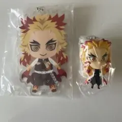 煉獄杏寿郎 アクリルキーホルダーとフィギュアキーホルダーセット