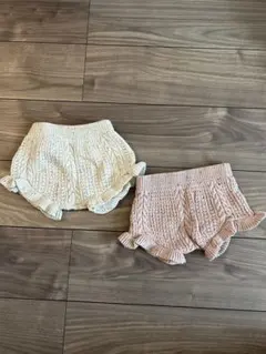 韓国ベビー服　ニットブルマ　つぶつぶ　ショートパンツ　80