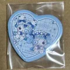 サンリオ　DOLLYMIX ハート缶バッジ　マイメロディ＆クロミ