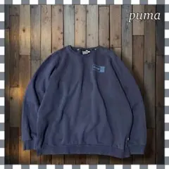 puma プーマ 無地 ワンポイント スウェット トレーナーXL