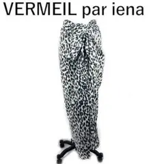 美品 イエナ VERMEIL par iena スカート レオパード リゾート