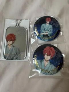 ヒプマイ　オンラインくじ　麻天狼　観音坂独歩 缶バッジ　ミラーキーホルダー