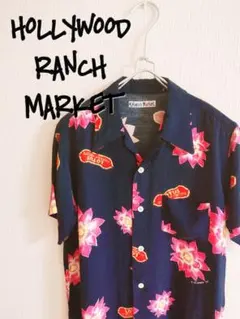 D221023 HOLLYWOOD RANCH MARKET 花柄半袖シャツのサムネイル