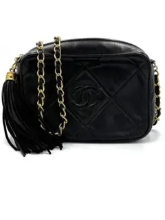 CHANELシャネル　マトラッセ フリンジ チェーンショルダーバッグ※ギャラ有