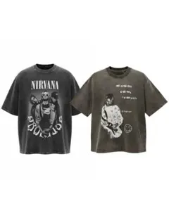 a*u様 NIRVANA Kurt Cobain ニルバーナ vintage バ - メルカリ