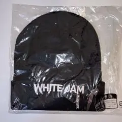 WHITE JAM ニット帽 ブラック