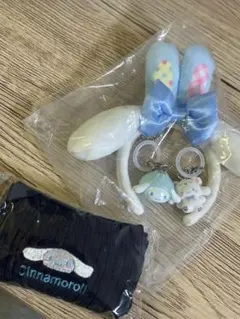 【シナモロール好き必見】キーホルダー等4点セット