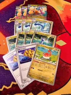 ☆2028 メガカイリュー　進化ライン　デッキパーツ