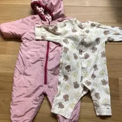 GAP ジャンプスーツ ジャンバースーツ　ロンパース セット60cm 70㎝