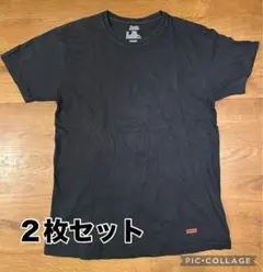 Supreme Tシャツ ブラック2枚セット