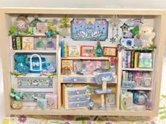ファンタジーちっくな女の子の部屋　エコクラフト　　ミニチュア　ドールハウス