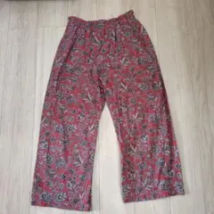 Studio CLIP アソートマルシェ　アジアン柄　ワイドパンツ　（新品）