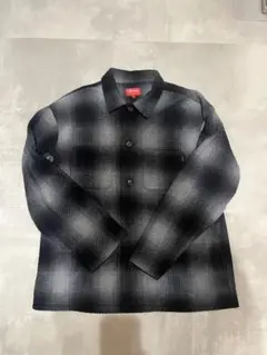 Supreme Shadow Plaid Fleece Shirt M黒白 Supreme Shadow Plaid Fleece Shirt M黒白 - メルカリ
