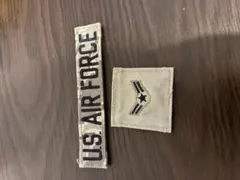 米空軍 U.S.AIR FORCE 刺繍 パッチ ワッペン2点セット