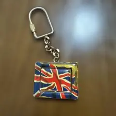 ユニオンジャック 回転式 キーホルダー