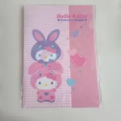 ハローキティ Colorful Bunny クリアファイル