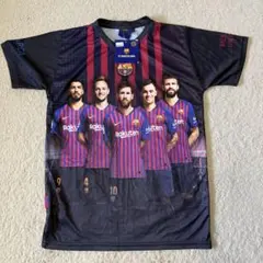FC Barcelona シャツ Lサイズ 青/赤 - メルカリ