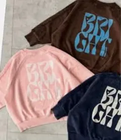 【新品】RRmoment ルルモーメント　ピンク　トレーナー　120