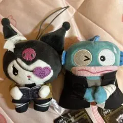 サンリオキャラクターズ　だーくねすすくーるマスコット　クロミ　ハンギョドン