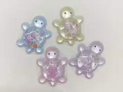 ボンボンドロップシール　立体シール　3Dシール　カメ　ユニコーン