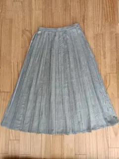 ユニクロ イネス・ド・ラ・フレサンジュ ロングプリーツスカート L