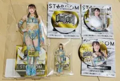 STARDOMくじ BIGアクリルスタンド 上谷紗弥　缶バッジ
