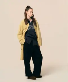 Nuatica クラッシュド ダックロングコート