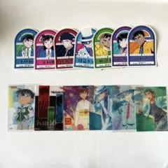 名探偵コナン　モバイルステッカー　工藤新一　毛利蘭　怪盗キッド　灰原哀　等セット