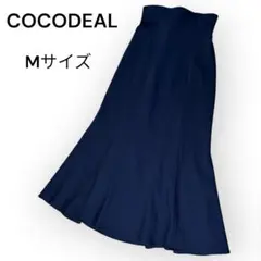 【美品】COCODEAL ハイウエスト マーメイドスカート ネイビー Mサイズのサムネイル