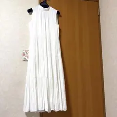 poláura ワッシャープリーツドレープイージードレス - メルカリ