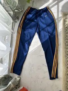 美品◎80s adidas トラックパンツ vintage 80s old adidas センタープレス トラックパンツ ジャージパンツ