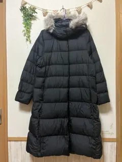 UNIQLO ユニクロ ロング ダウンコート ブラック XL 大きいサイズ