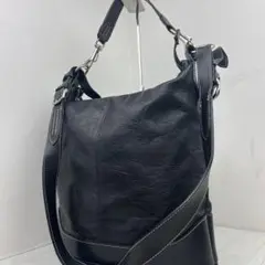美品✨ SOMES SADDLE ソメスサドル2way ショルダーバッグ 黒