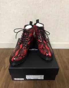 新品 定価12万 サンローラン レザー ブーツ 羊革 本物のサムネイル
