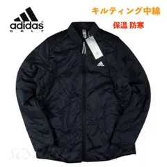 【M】秋冬 定価20,900円 アディダス ゴルフ キルティング 中綿ジャケット