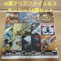 一番くじ　ストリートファイター　H賞 クリアファイル＆ステッカー　14種セット
