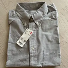 UNIQLO オックスフォードシャツ グレー Lのサムネイル