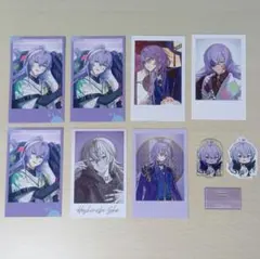 星導ショウ　チェキ　チョコエッグ　にじネイル