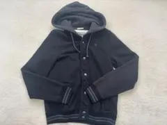 値引き！【同時購入割引有】　アバクロ　肉厚　裏起毛パーカージャケット　M ボタン