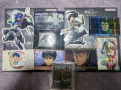 進撃の巨人　一番くじ　壁の外の世界　E賞Ｇ賞Ｈ賞 アクスタ＆ステッカーセット